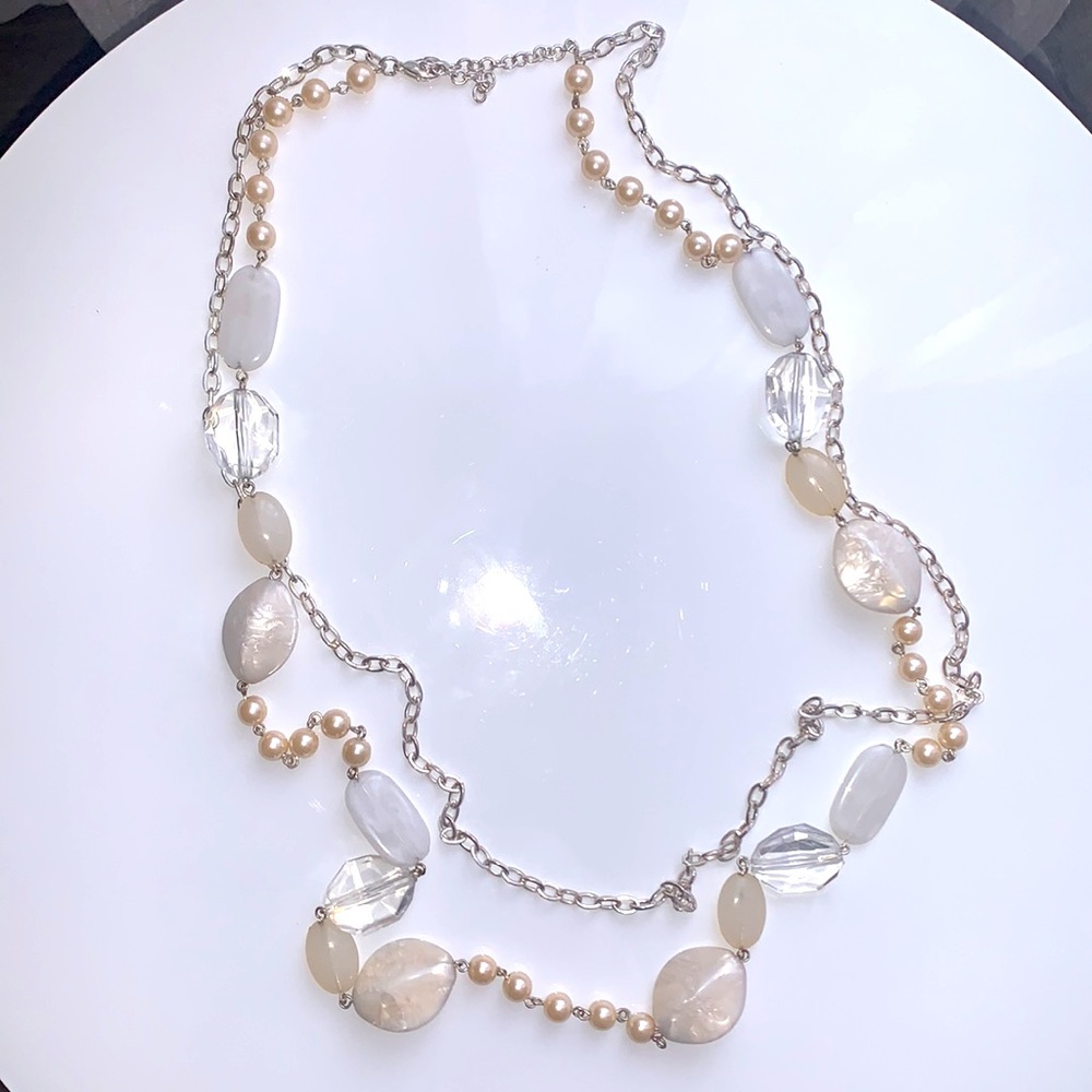 Double layered necklace